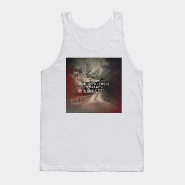 The Journey Quote photograph Tank Top by art64